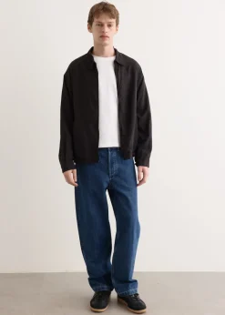 Silk Garment Dyed Blouson