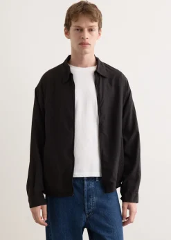 Silk Garment Dyed Blouson