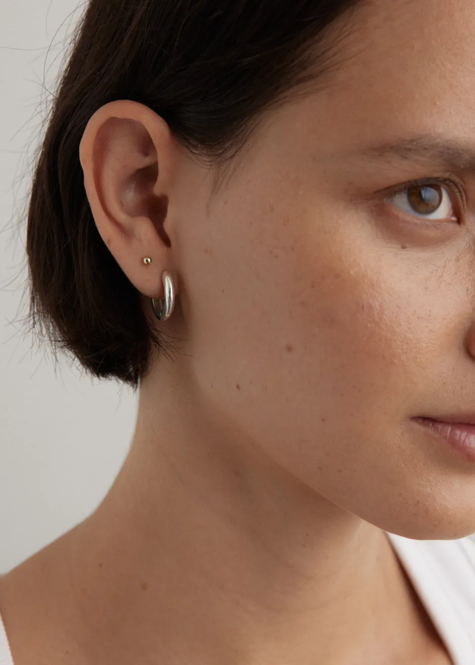 Silver Hoop Earrings