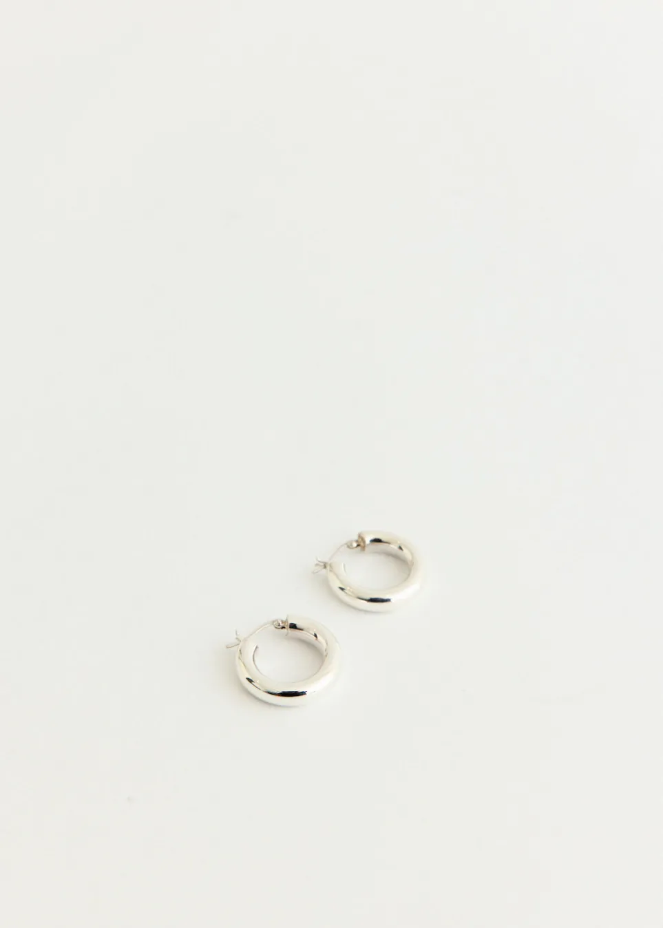 Silver Hoop Earrings