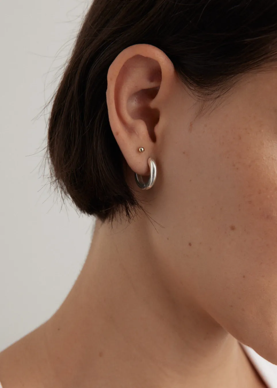 Silver Hoop Earrings