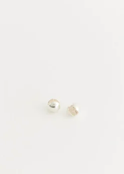 Silver Sphere earrings