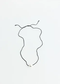 Small Silver Ellipse Necklace