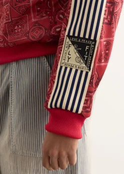 Smooth Jersey COOKIE Bandanna Track Jacket