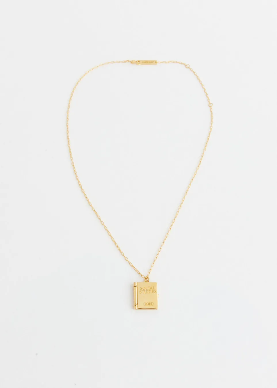 Social Studies Locket Necklace