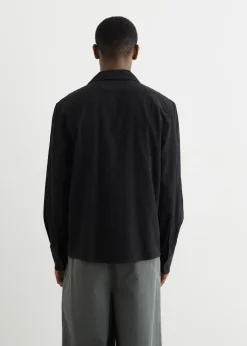 Soulsonic Long Sleeve Camp Collar Shirt