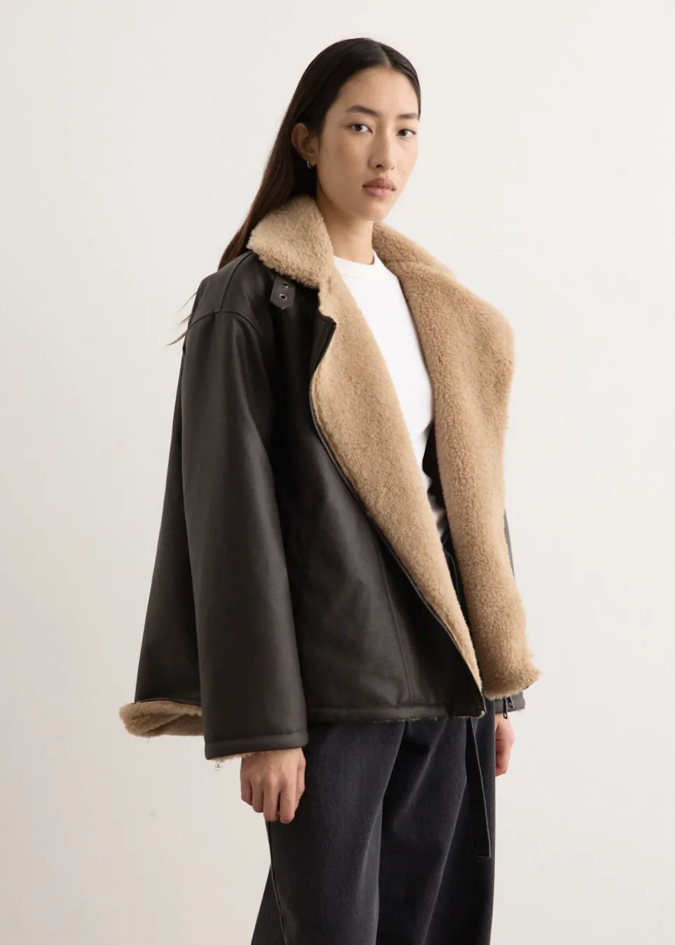 Spirit Faux Shearling Liner Jacket