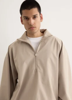 Sporty Nylon Half Zip