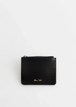 Square Tip Leather Wallet
