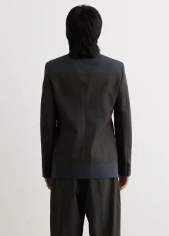 Stripe Blocked Jacket