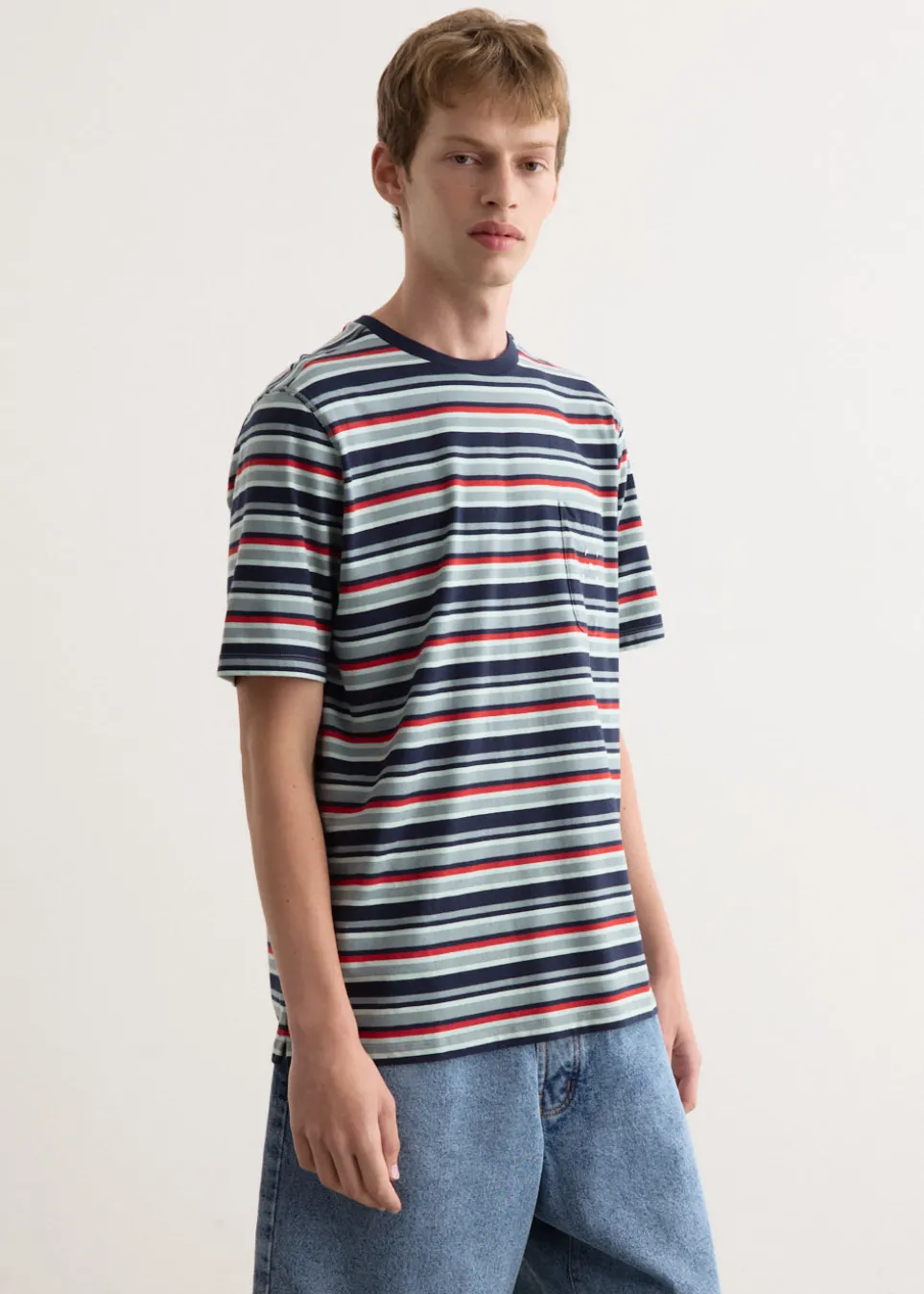 Striped Pocket T-Shirt