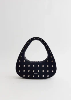 Studded Crossbody Baguette Swipe Bag