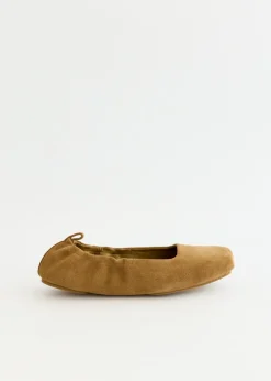 Suede Ballet Flat