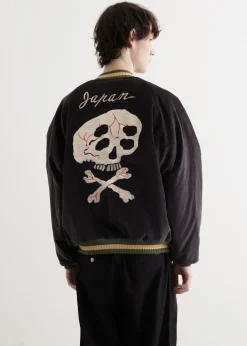 Sulfer Dyed Velvet Souvenir Jacket (RAINSKULL)