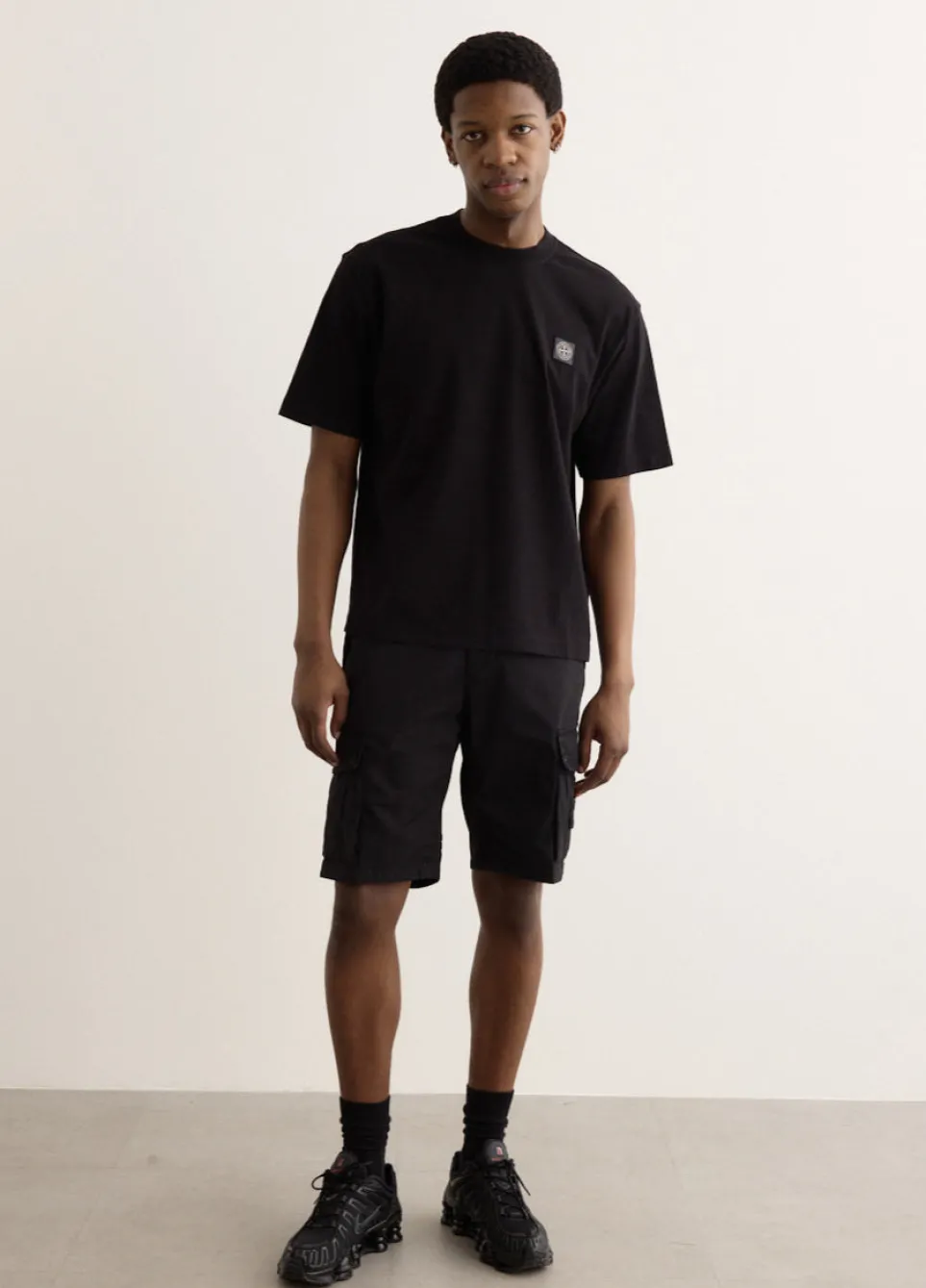 Supima Cotton Twill Stretch Cargo Shorts