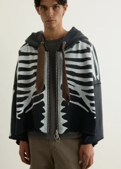 SWT Knit DEVIL Hoodie Blouson (BONE)