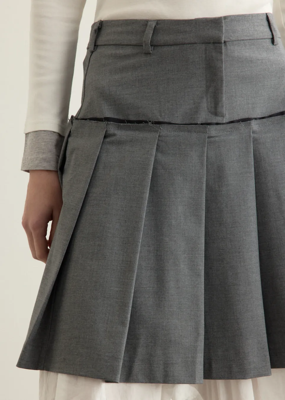 Tailored Midi Skirt