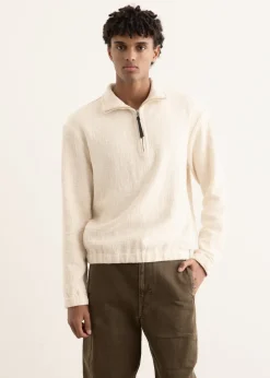 Textured Cotton Pullover