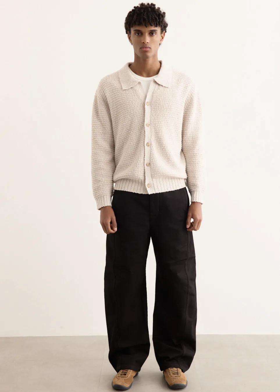 Textured Knit Cardigan