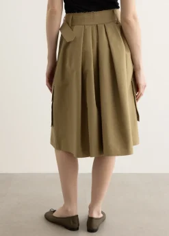 Trench Pleats Skirt