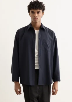 Tropical Wool Long Sleeved Shirt