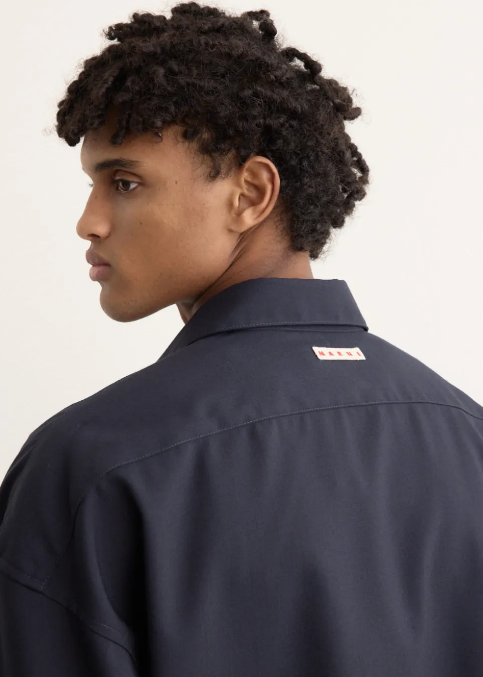 Tropical Wool Long Sleeved Shirt