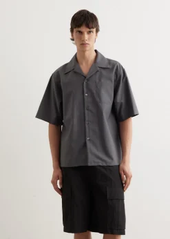 Tropical Wool Short Sleeved Shirt