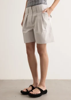 Tuck Point Turn-Up Shorts