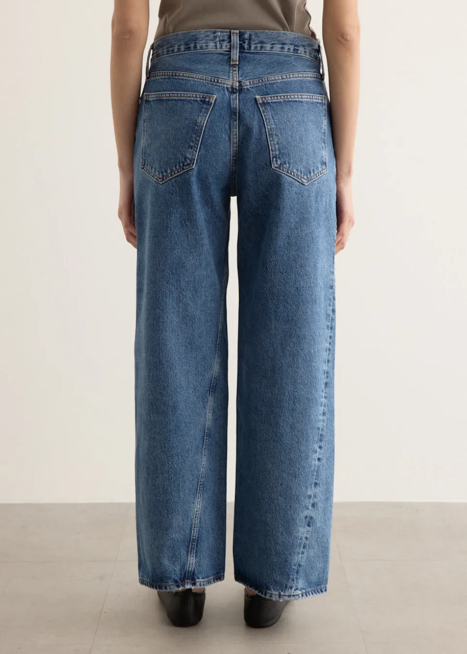Twist Low Slung Baggy Jeans