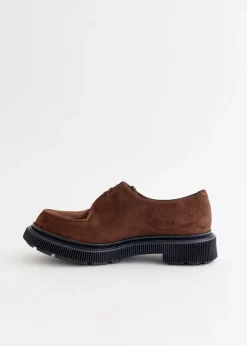 Type 124 Suede Derbies