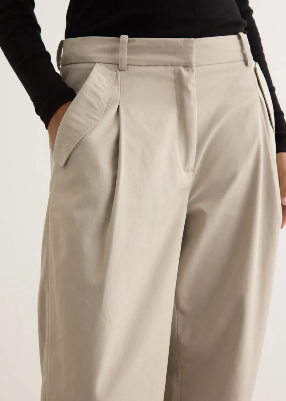 Utility Pleat Pants