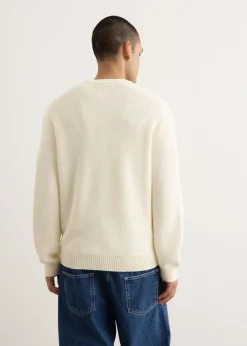 Varsity Embroidered Mesh Jumper