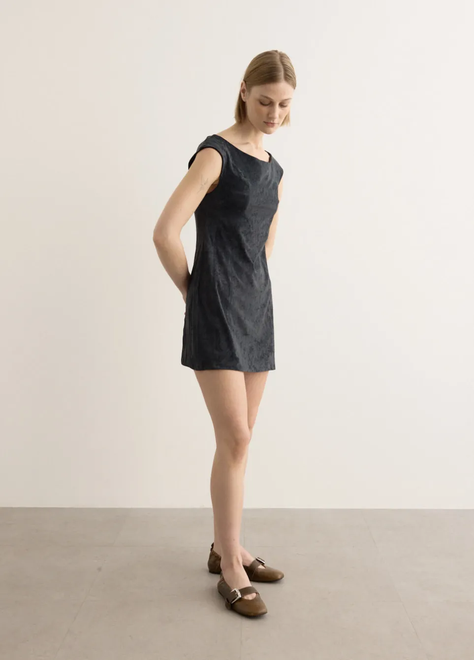 Velvet Tunic Mini Dress