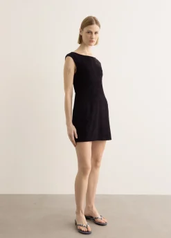 Velvet Tunic Mini Dress