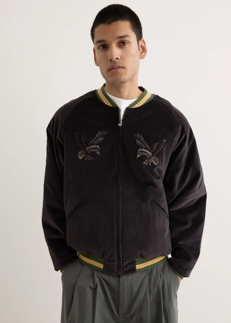 Velveteen Souvenir Jacket (Raven&Skull)