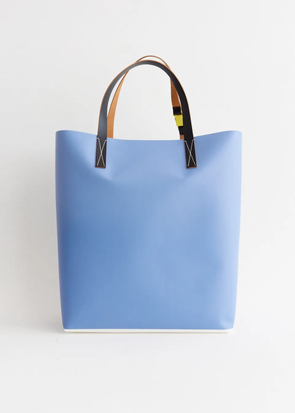 Vertical Stripe Shopping Tote Bag