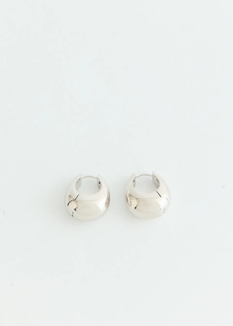 Volume Waterdrop One-touch Earrings Medium