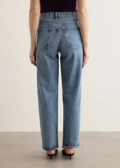 V-Waist Baggy Jeans