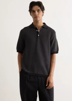 Washi 2 Tone Knit Polo