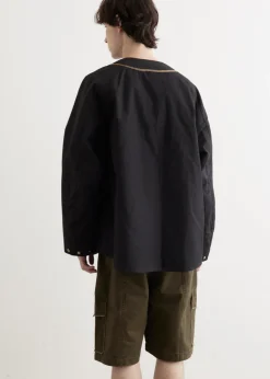 Weather Cotton Oil Coating Baseball Blouson