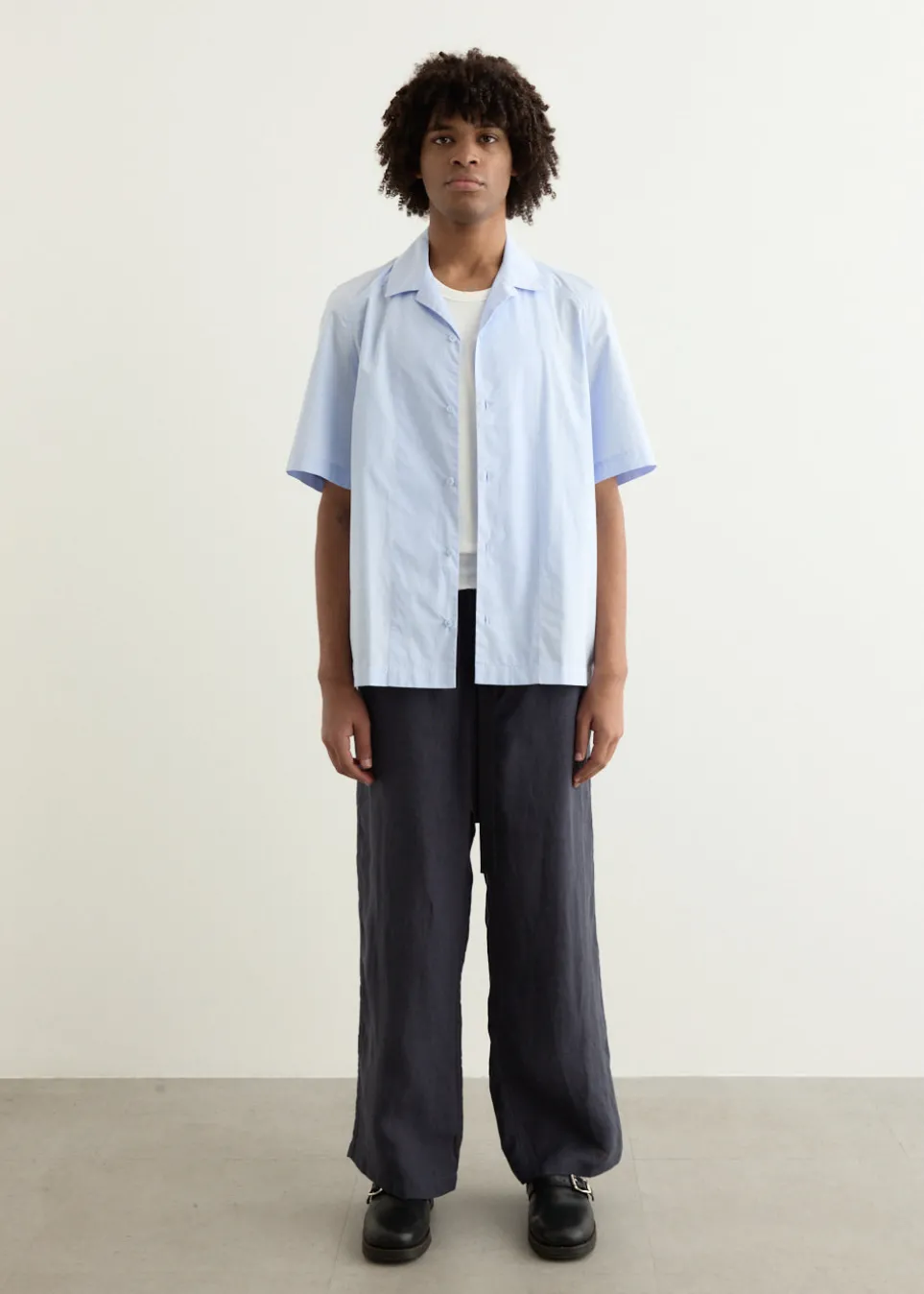 Wide Leg Linen Trousers