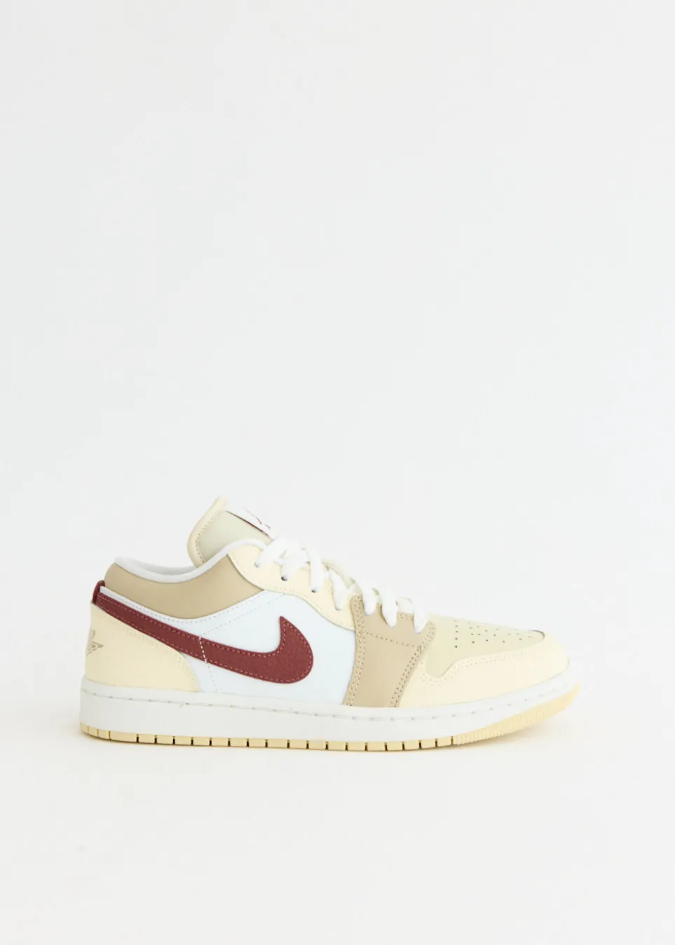 Women's Air Jordan 1 Low 'White Red Sepia' Sneakers