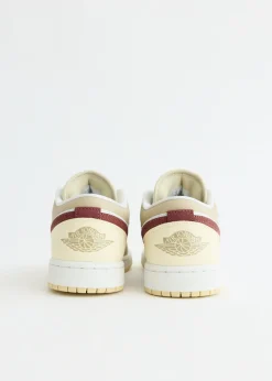 Women's Air Jordan 1 Low 'White Red Sepia' Sneakers