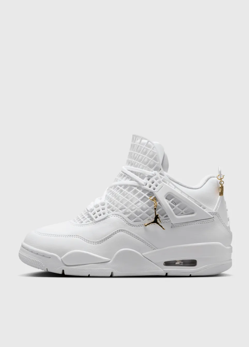 Women's Air Jordan 4 Net 'Triple White' Sneakers