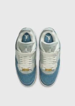 Women's Air Jordan 4 Retro 'Worn Blue' Sneakers