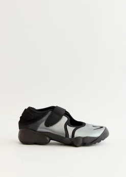 Women's Air Rift Breathe 'Metallic Silver Black' Sneakers
