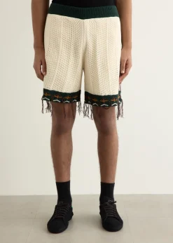 x CLOT by Edison Chen Crochet Shorts