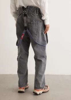 x Levis Cotton Selvedge Denim Dungaree