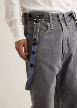 x Levis Cotton Selvedge Denim Dungaree