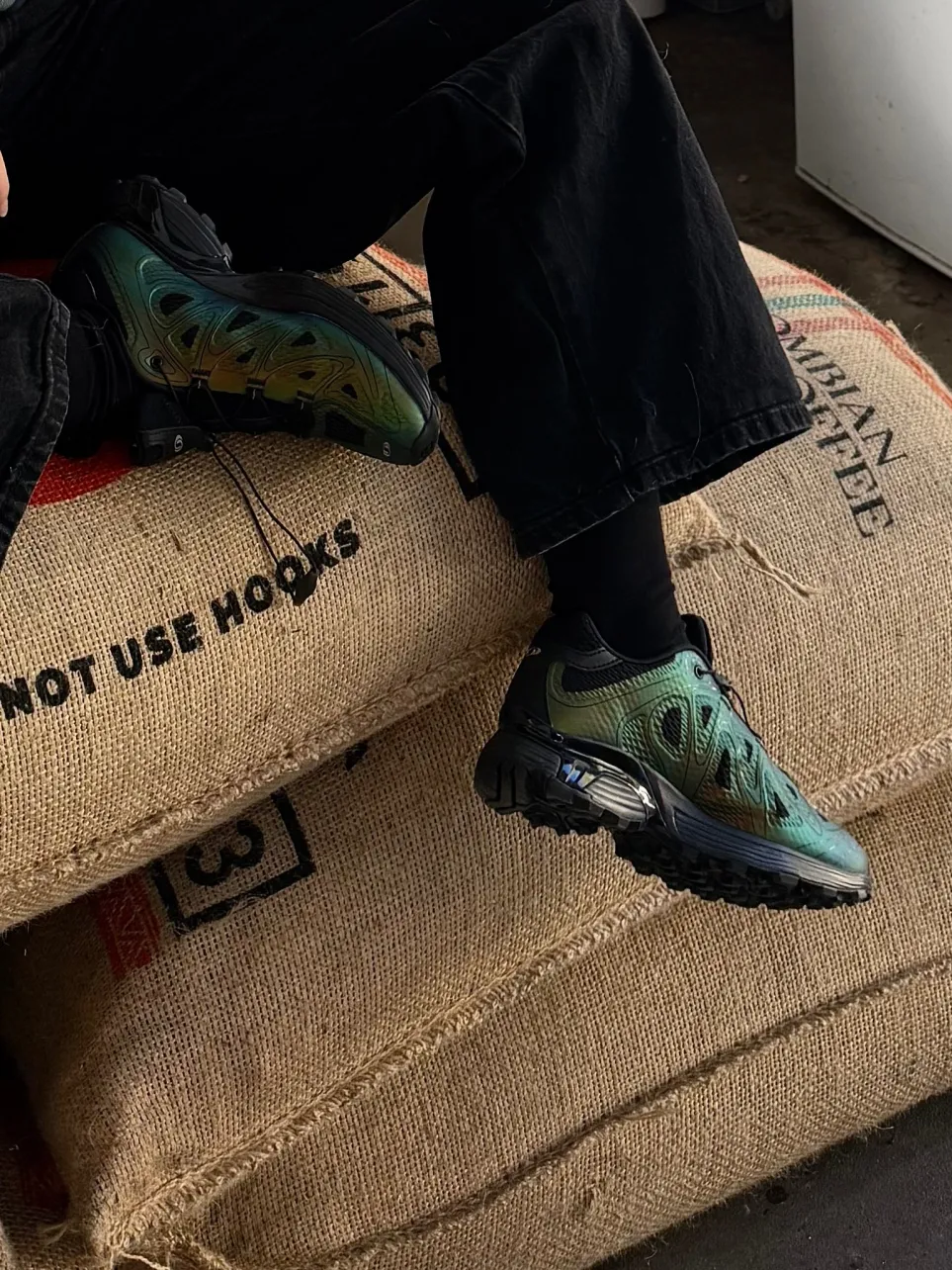 XT-Whisper Void 'Iridescent Green' Sneakers